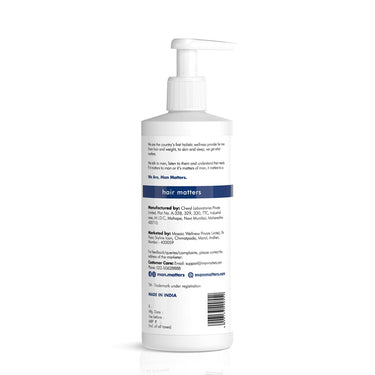 Man Matters Double DHT Blocking Anti Hair Fall Shampoo With Saw Palmetto, Caffeine, Biotin & Argan Oil, Therapeutic Grade & Dermatologically Formulated (Pack Of 2)